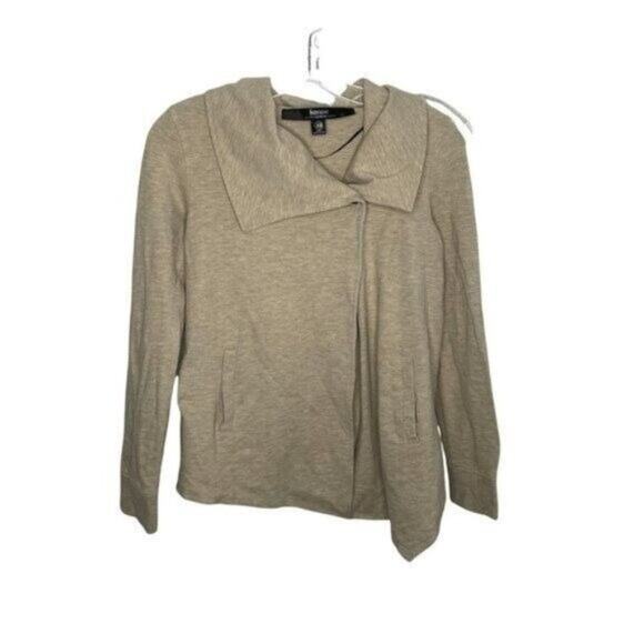 Kensie Womens Cardigan Size XS Light Brown Unlined Casual Long Sleeve Collared - Picture 1 of 15